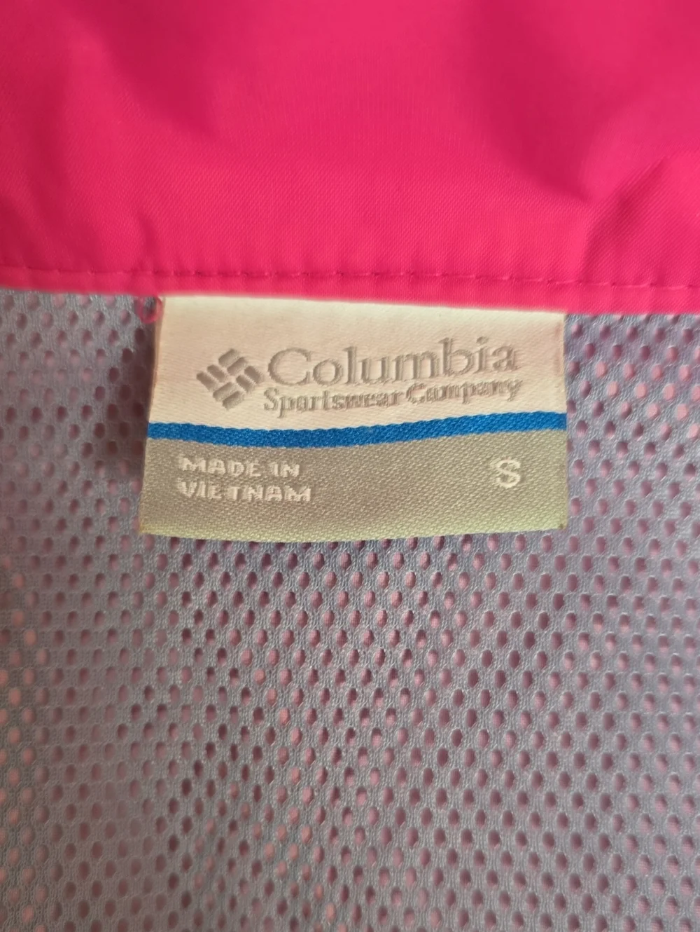 Columbia Lightweight Rain Jacket Hooded Pink Size [Insert Size S